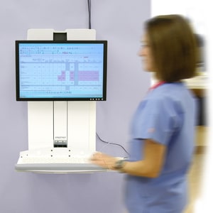 Ergotron StyleView 60-593-216 升降器 用于 平板显示器 - 白 - 61 cm (24") 支持屏幕 - 13.61 kg 承载量 - 钢