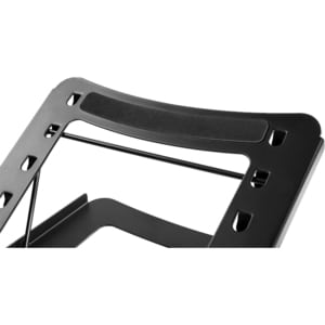 Digitus Mobiler Notebook Ständer. Produkttyp: Laptop-Ständer, Produktfarbe: Schwarz, Material: Metall. Breite: 255 mm, Tie