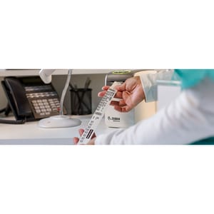 Zebra ZD510-HC Desktop Direct Thermal Printer - Monochrome - Wristband Print - USB - Bluetooth - Wireless LAN - 558 mm Pri