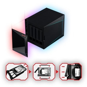 ASUSTOR AS5304T SAN/NAS Storage System - Intel Celeron J4105 Quad-core (4 Core) 1.50 GHz - 4 x HDD Supported - 64 TB Suppo
