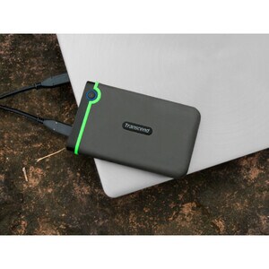 Transcend StoreJet Tragbar Festplatte - 2,5" Extern - 2 TB - Grau - USB 3.1