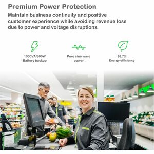 APC Smart-UPS, Line Interactive, 1000VA, Lithium-ion, Rack/Tower, 2U, 120V, 6x NEMA 5-15R outlets, SmartConnect Port+Smart