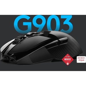 Mouse di gioco Logitech G903 - Wi-Fi - USB - PMW3366 - 11 Pulsante(i) - Wireless - 12000 dpi - Rotella di scorrimento - Si