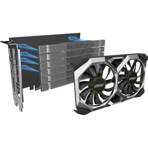 NVIDIA GEFORCE GTX 1650 VENTUS XS 4G OC GRAPHIC CARD CORE CLOCKS 1740MHZ 1XDP 1X HDMI 2.0 1X DVI 350W MIN PSU G-SYNC READY