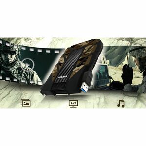 Disco Duro Adata - 2.5" Externo - 2TB - Camuflaje - Consola de juegos Dispositivo compatible - USB 3.2 (Gen 1) - 3Año(s) G