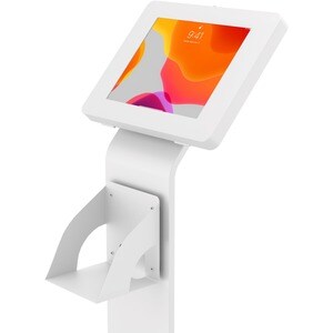 CTA Digital Tablet PC Stand - Up to 10.2" Screen Support - 50" Height x 13.5" Width x 16" Depth - Floor - Steel - White
