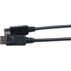V7 V7DP2HD-03M-BLK-1E 3.05 m DisplayPort/HDMI A/V Cable - Cable for PC, Monitor, Projector - First End: 1 x DisplayPort Di