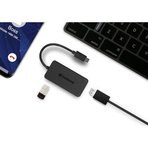 Transcend USB-Hub - USB-Typ C - 4 Total USB Port(s) - 4 USB 3.1 Port(s) - PC, Mac, Linux