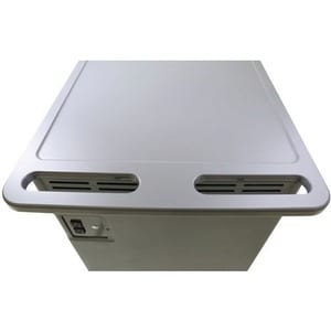 Ergotron Zip40 Charging Cart - 115.67 kg Capacity - 4 Casters - 12.70 cm (5") Caster Size - 76.20 cm (30") Width x 66.29 c