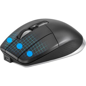 Souris Optique 3Dconnexion CadMouse Pro - Bluetooth/Radio Fréquence - USB - 7 Bouton(s) - 5 Programmable Button(s) - Câble