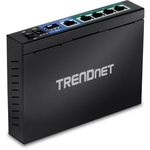 TRENDnet 6-port Gigabit Poe+ Switch; TPE-TG611; 4 X Gigabit Poe+ Ports; 1 X Gigabit Port; 1 X SFP Slot; Supports 100/1000B