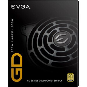 EVGA 500 GD Power Supply - Internal - 120 V AC, 230 V AC Input - 3.3 V DC @ 20 A, 5 V DC @ 20 A, 12 V DC @ 41.6 A, 12 V DC