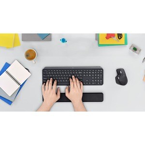 Logitech MX Keys Tastatur - Kabellos Konnektivität - USB-Typ C Schnittstelle - Deutsch - QWERTZ Layout - Bluetooth/RF - 10