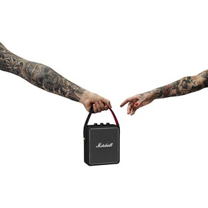 Marshall Stockwell II Portátil Bluetooth Sistema de colunas - 25 W RMS - Preto - 60 Hz para 20 kHz - Bateria recarregável