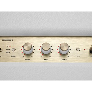 Marshall Stanmore II 2.1 Bluetooth Sistema de colunas - 80 W RMS - Branco - 50 Hz para 20 kHz