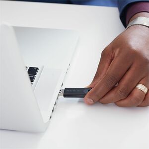 64GB PinStripe USB 3.2 Gen 1 Flash Drive - 5pk - Assorted - 64 GB - 5 Pk - Assorted