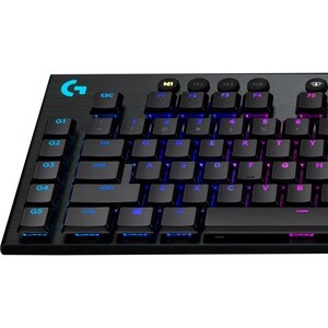 Tastiera gaming Logitech G915Wireless Connettività - USB Interfaccia - Inglese (US) - Nero - Meccanico Keyswitch - Bluetoo