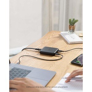Anker PowerPort Atom III Slim (Four Ports) Wall Charger A2045 - Anker 65W 4 Port PIQ 3.0 & GaN Fast Charger Adapter, Power