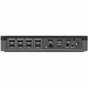 Targus DOCK570EUZ USB-Typ C Docking Station für Notebook, Desktop-PC - Ladefunktion - Grau - 4 Unterstützte Displays - 4K 
