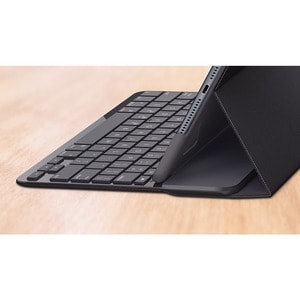 Logitech Slim Folio Keyboard/Cover Case (Folio) for 25.9 cm (10.2") Apple, Logitech iPad (7th Generation) Tablet - Graphit