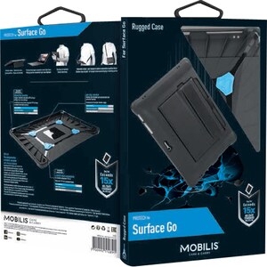 PROTECH - Case + kickstand + handstrap + shoulderstrap for Surface Go 4 / Go 3 / Go 2 / Go