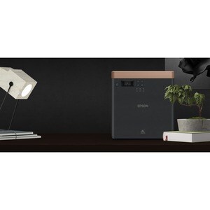 Epson EF-100 LCD Projector - 16:10 - Black - 1280 x 800 - Front, Rear - 12000 Hour Normal Mode - 20000 Hour Economy Mode -
