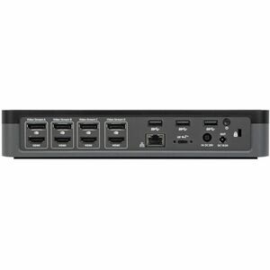 Targus DOCK570EUZ USB-Typ C Docking Station für Notebook, Desktop-PC - Ladefunktion - Grau - 4 Unterstützte Displays - 4K 