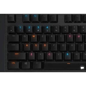 Logitech G G513 CARBON Gaming Keyboard - Cable Connectivity - USB 2.0 Interface - RGB LED - Spanish - QWERTY Layout - Carb