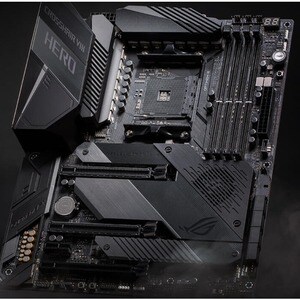 Asus ROG Crosshair VIII Hero Desktop Motherboard - AMD X570 Chipset - Socket AM4 - ATX - 128 GB DDR4 SDRAM Maximum RAM - D