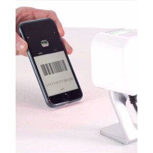 Datalogic Magellan 1500i Desktop Barcode Scanner - Cable Connectivity - White - 1D, 2D - Imager - USB