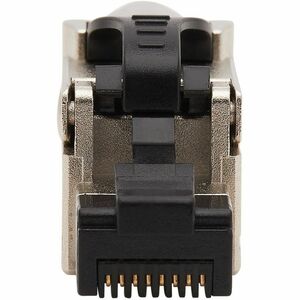 Eaton Tripp Lite Series Cat6a RJ45 Plug - MPTL, Shielded, 100W High-Power PoE & PoE++, Zinc Die-Cast, Black, TAA - 1 x RJ-
