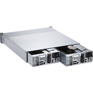 Sistema di memorizzazione SAN/NAS QNAP Enterprise ZFS NAS ES2486DC-2142IT-96G - 24 x Vani totali - 4 GB Capacità memoria F