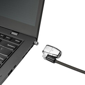 Kensington ClickSafe Cable Lock For Notebook - 1.80 m - Patented T-bar/Key Lock - Carbon Steel - For Notebook