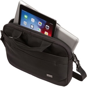 Case Logic Advantage ADVA-111 BLACK Carrying Case (Attaché) for 25.4 cm (10") to 30.5 cm (12") Notebook - Black - Polyster