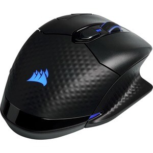 Corsair DARK CORE RGB Gaming Mouse - Optical - Cable/Wireless - Bluetooth - Black - 1 - USB 2.0 Type A - 18000 dpi - Scrol