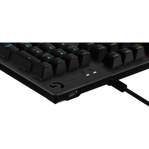 Logitech G512 Gaming Keyboard - Cable Connectivity - USB 2.0 Interface - Portuguese - Carbon - Mechanical Keyswitch Volume