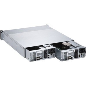 QNAP Enterprise ZFS NAS ES2486DC-2142IT-96G 24 x Gesamtzahl Einschübe SAN/NAS-Speichersystem - 4 GB Größe Flash-Speicher X