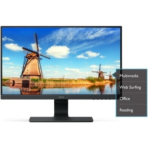 Monitor LCD BenQ GW2480 60,5 cm (23,8") Full HD - 16:9 - Nero - 609,6 mm (24,0") Class - Tecnologia In-plane Switching (IP