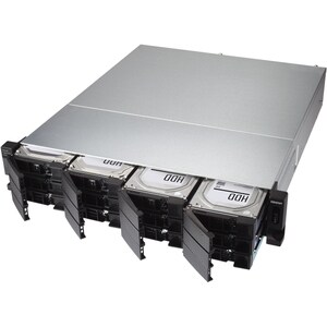 Box esterno per unità disco QNAP - USB 3.1 (Gen 2) tipo C Host Interface - 2U Rack-Montabile - 12 x Disco rigido supportat