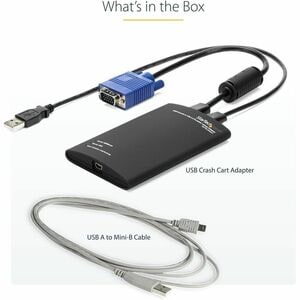 StarTech.com KVM Console to USB 2.0 Portable Laptop Crash Cart Adapter - Notebook Netbook Crash cart adapter - Compact - K
