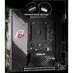 ASRock X570 PHANTOM GAMING-ITX/TB3 Desktop Motherboard - AMD Chipset - Socket AM4 - Mini ITX - 64 GB DDR4 SDRAM Maximum RA