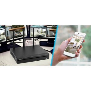 Technaxx TX-64 4 Kanäle Kabellos, Kabel Videoüberwachungsstation - Netzwerk-Videorekorder - HDMI