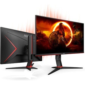 AOC AGON Q27G2U/BK 27" Class WQHD Monitor LCD para gaming - 16:9 - 68,6 cm (27") Viewable - Alinhamento vertical (VA) - WL