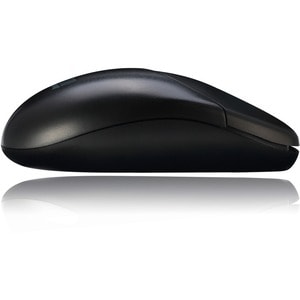 Adesso Antimicrobial Wireless Desktop Mouse - Optical - Wireless - 30 ft - Radio Frequency - 2.40 GHz - Black - USB Type A