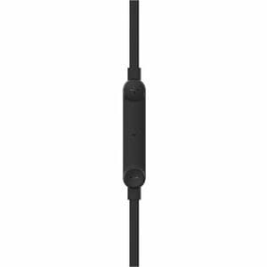 Belkin SOUNDFORM Wired Earbud Stereo Earset - Black - Binaural - In-ear - 121.9 cm Cable - USB Type C