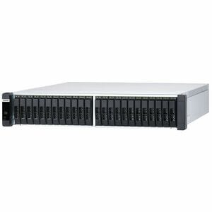 QNAP Enterprise ZFS NAS ES2486DC-2142IT-128G 24 x Total Bays SAN/NAS Storage System - 4 GB Flash Memory Capacity Xeon D-21