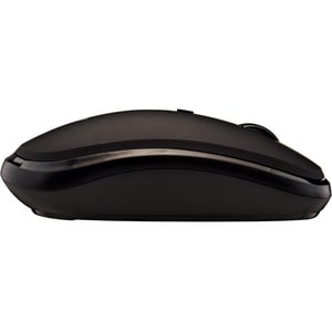 V7 MW550BT Mouse - Bluetooth - USB - 4 Button(s) - Black - V7 Bluetooth Silent 4-Button Mouse - Black - Dual Mode Bluetoot
