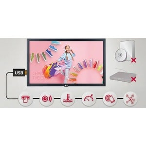 LG SIGNAGE DISPLAY SM3 SERIES 22 IPS FHD 250CD/M2 16/7 WEBOS