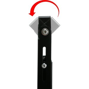 CTA Digital Universal Security Mullion Side Mount - 10.50" Screen Support - 75 x 75 - Metal - 1