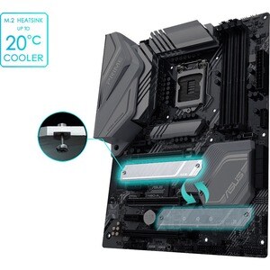 Asus Prime Z490-A Desktop Motherboard - Intel Z490 Chipset - Socket LGA-1200 - Intel Optane Memory Ready - ATX - 128 GB DD